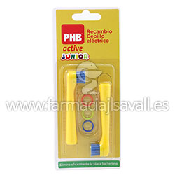 PHB ACTIVE JUNIOR RECAMBIO CEPILLO ELECTRICO 2 UNIDADES