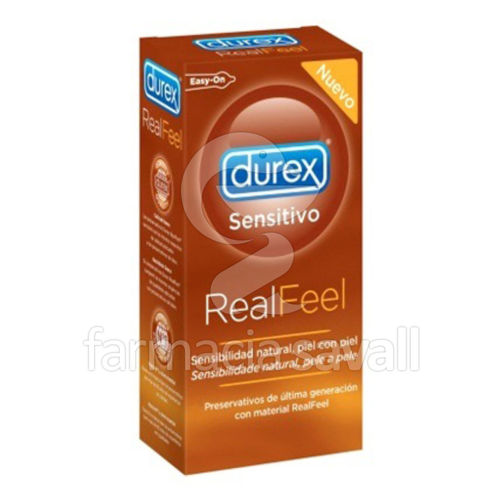 PRESERVATIVOS DUREX REAL FEEL 12 UND