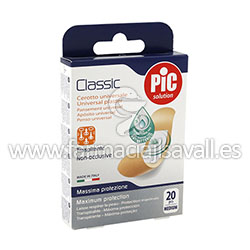 TIRITAS CLASSIC PIC ANTIBACTERIANO 20 PCS MEDIUM