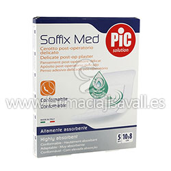 APOSITOS SOFFIX MED PIC ANTIBACTERIANO 5 UDS 10 X 8 CM