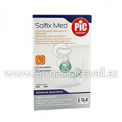 APOSITOS SOFFIX MED PIC ANTIBACTERIANO 5 UDS 15 X 8 CM