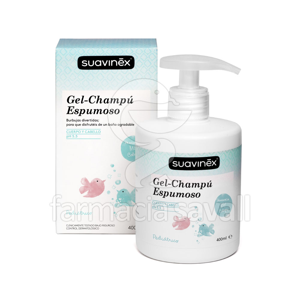 SUAVINEX PEDIATRIC GEL-CHAMPU ESPUMOSO 400 ML