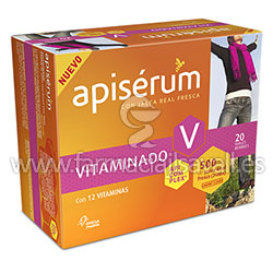 APISERUM VITAMINADO 20 VIALES BEBIBLES