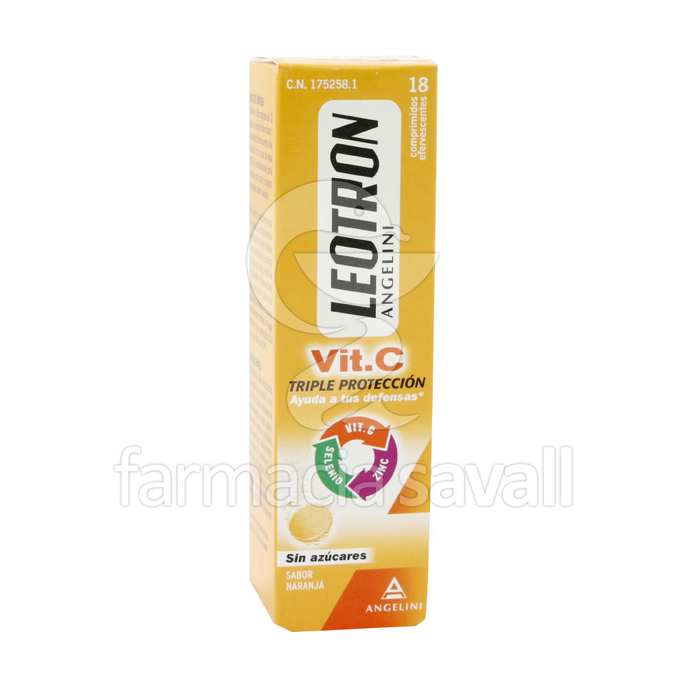 LEOTRON VIT C 18 COMPRIMIDOS EFERVESCENTES