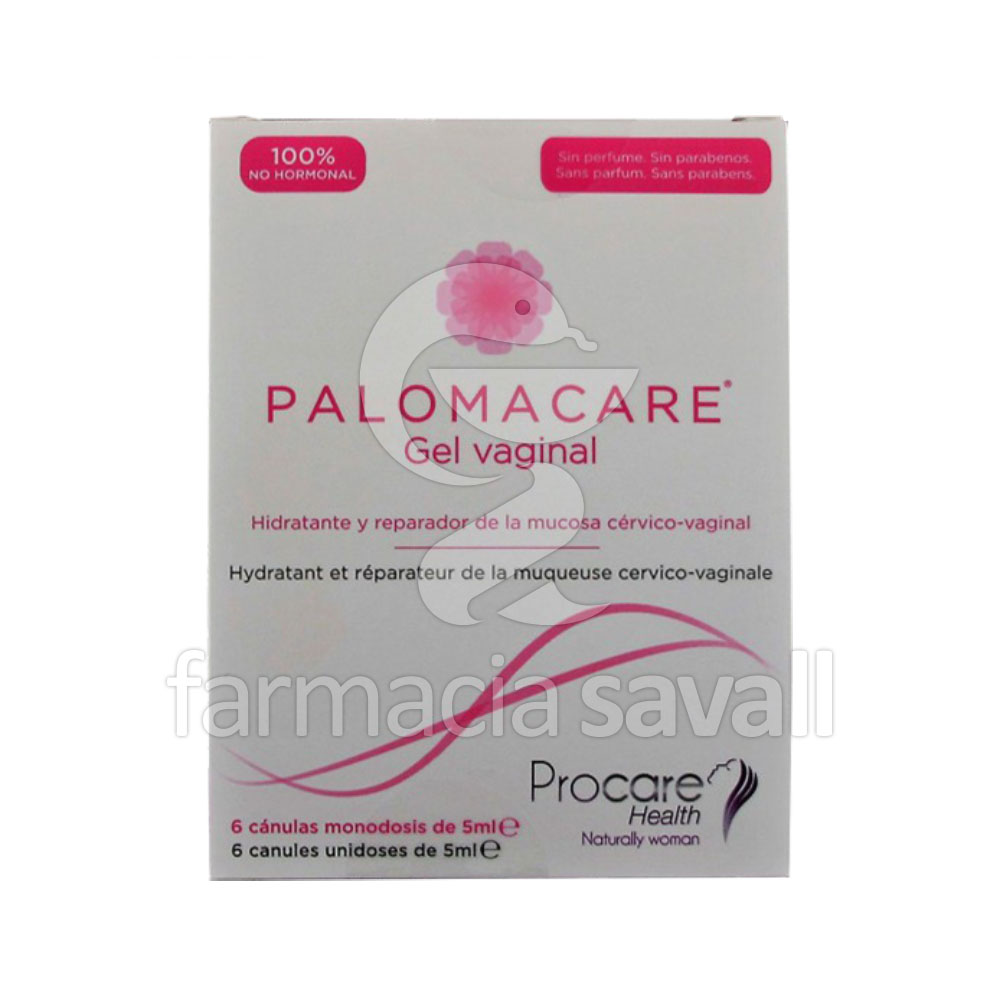 PALOMACARE GEL HIDRATANTE Y REPARADOR DE LA MUCOSA VAGINAL 6 X 5 ML