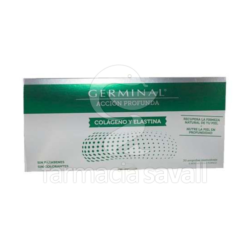 GERMINAL ACCION PROFUNDA COLAGENO Y ELASTINA 30AMP