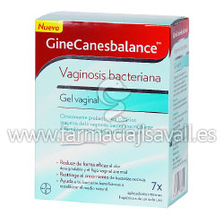 GINECANESBALANCE GEL VAGINAL  7 TUBOS 5 ML