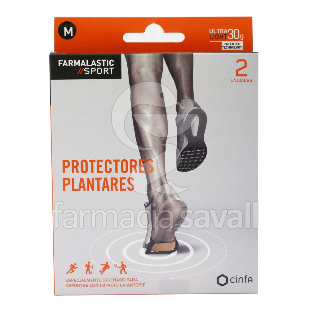 FARMALASTIC SPORT PROTECTORES PLANTARES TALLA M 2 UDS