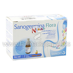 SANOGERMINA FLORA NIÑOS 7 FRASCOS MONODOSIS