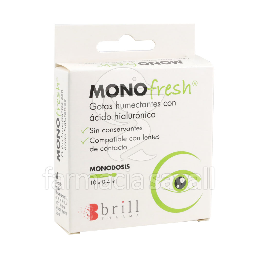 MONOFRESH MONODOSIS 10 X 0,4 ML