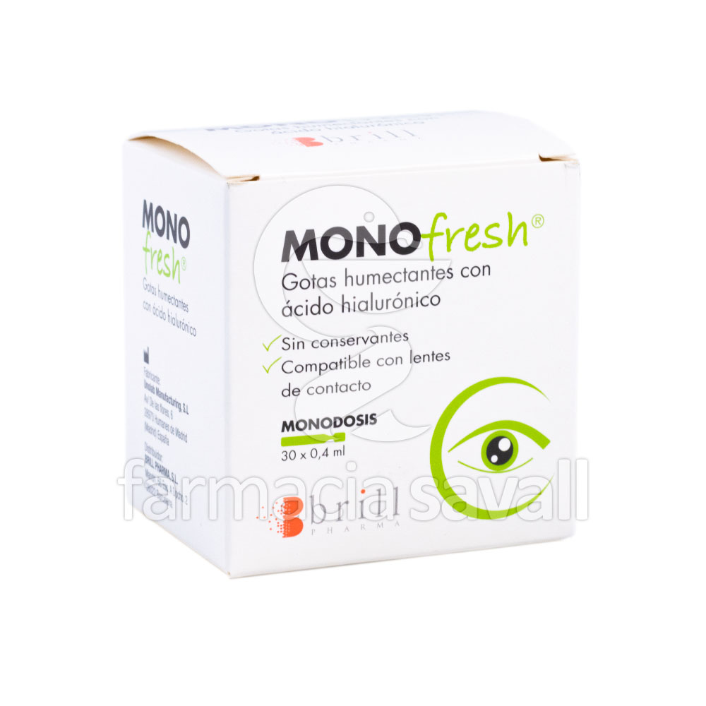 MONOFRESH MONODOSIS 30 X 0,4 ML