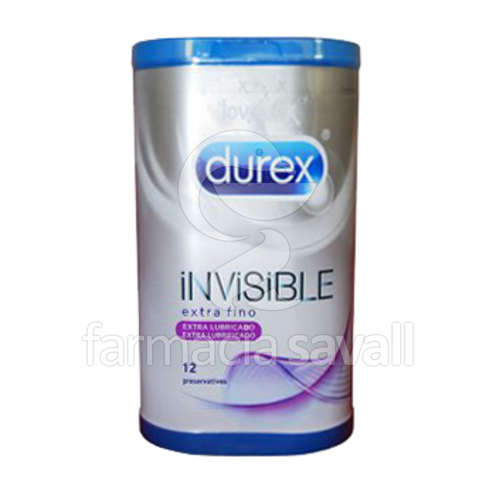 PRESERVATIVOS DUREX INVISIBLE EXTRAFINO 12 UND