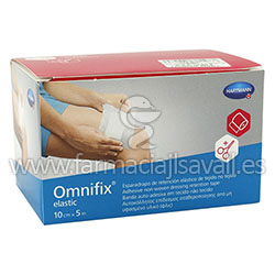 OMNIFIX ELASTIC ESPARADRAPO DE RETENCION ELASTICO DE TEJIDO NO TEJIDO 10 CM X 5 M