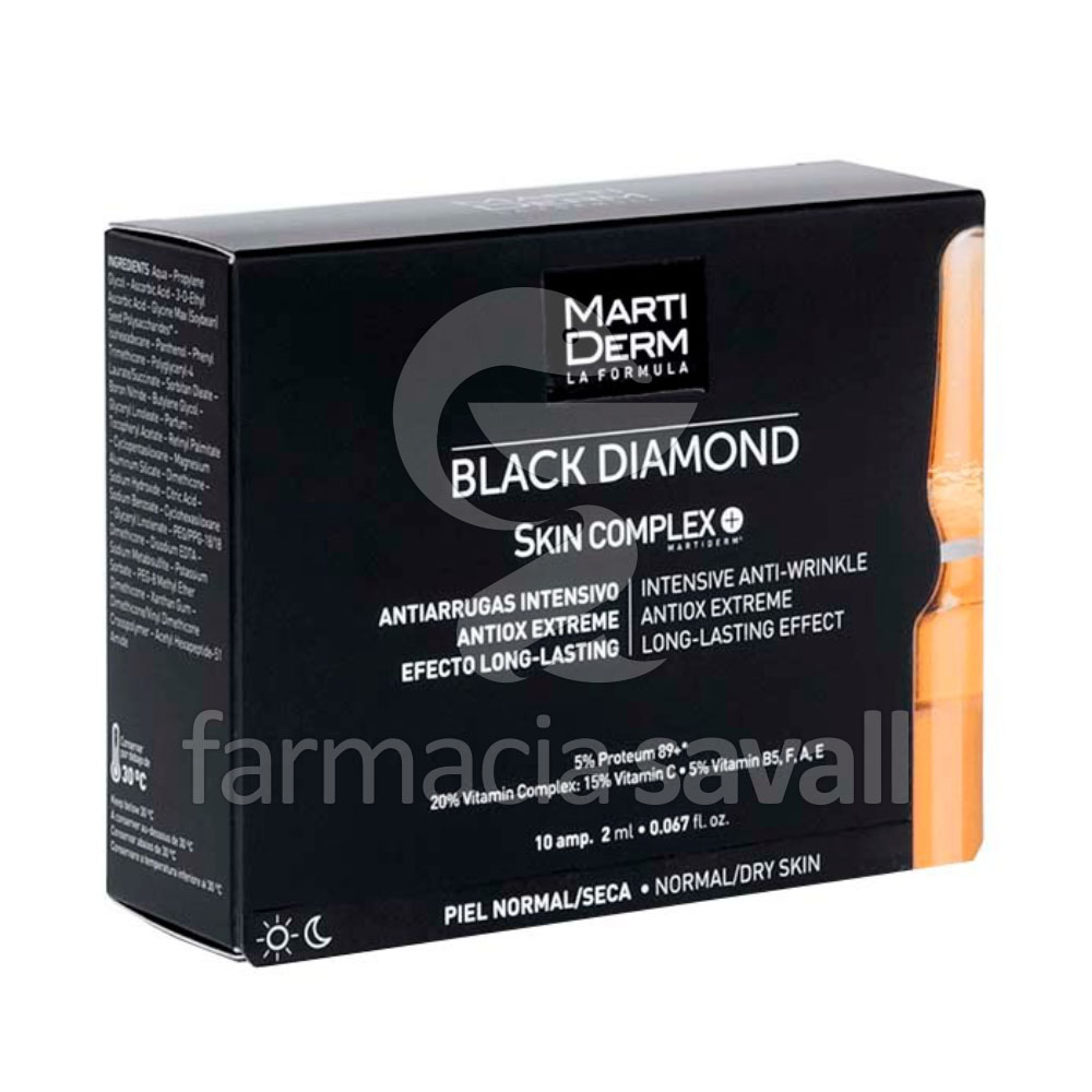 MARTIDERM BLACK DIAMIND SKIN COMPLEX 10 AMPOLLAS