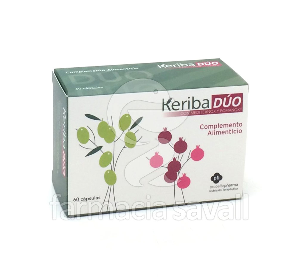 KERIBA DUO CON MEDITEANOX Y POMANOX 60 CAPSULAS