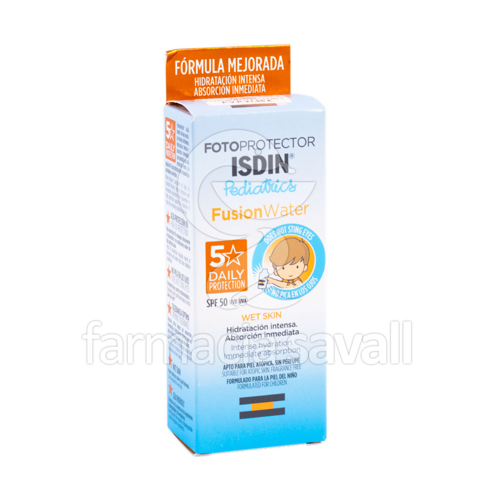 FOTOPROTECTOR ISDIN PEDIATRICS FUSION WATER SPF 50+ 50 ML