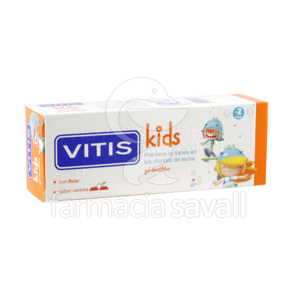 VITIS KIDS GEL DENTIFRICO SABOR CEREZA 50ML