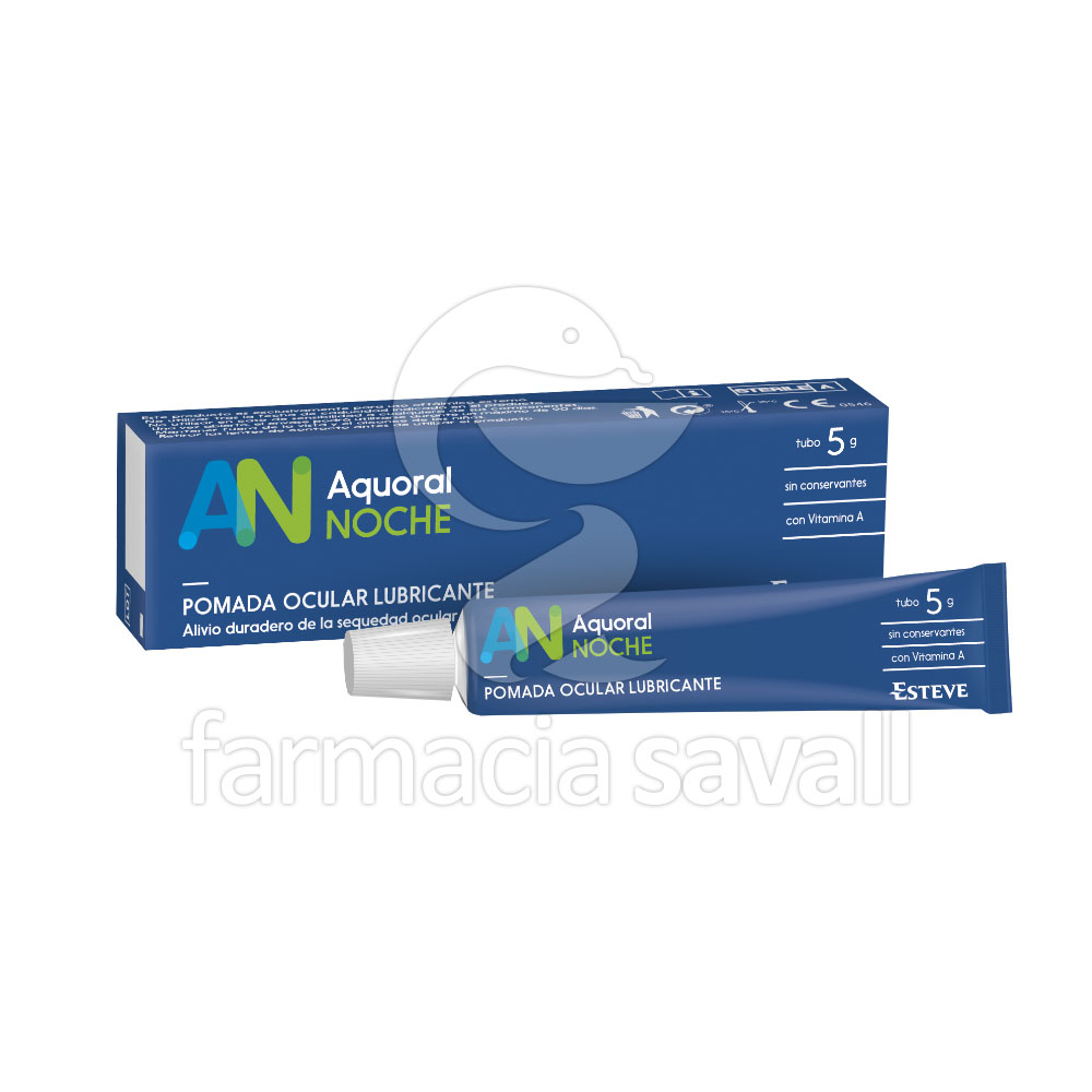 AQUORAL NOCHE POMADA LUBRICANTE 5G