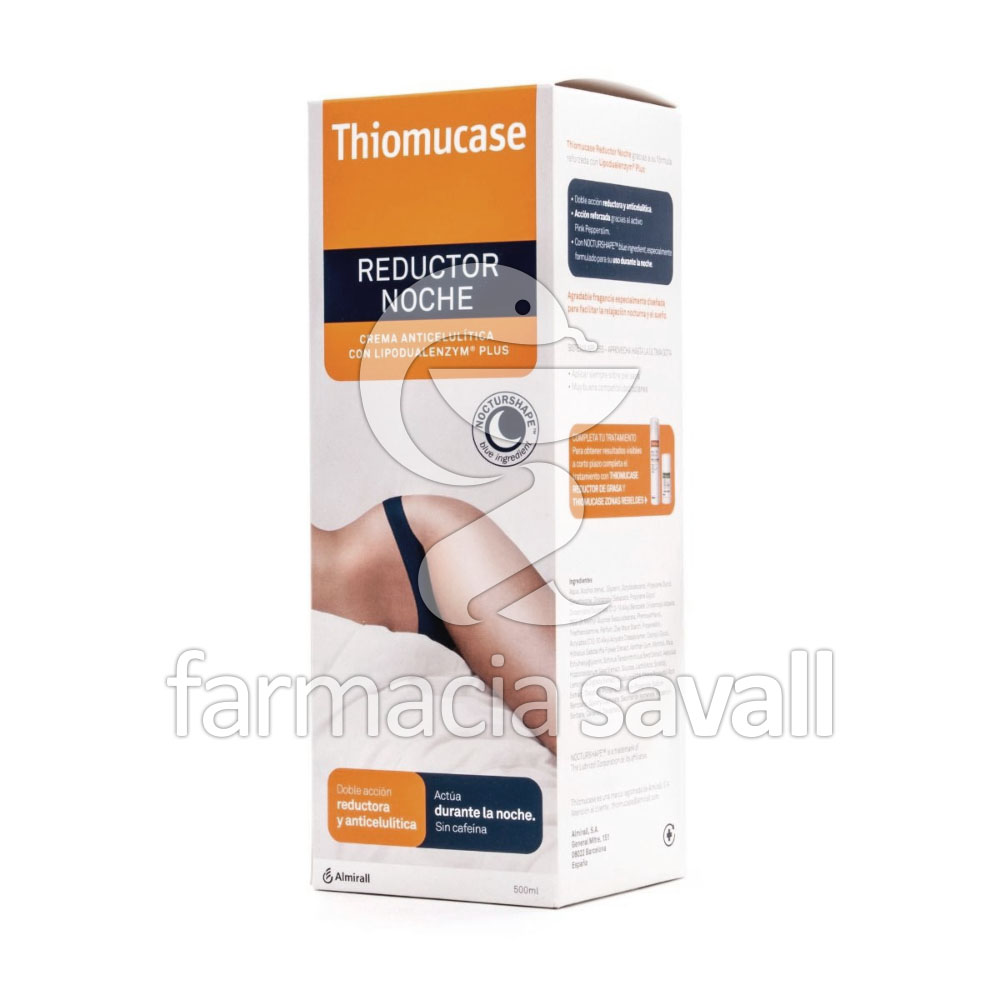 THIOMUCASE REDUCTOR NOCHE CREMA ANTICELULITICA 500ML.