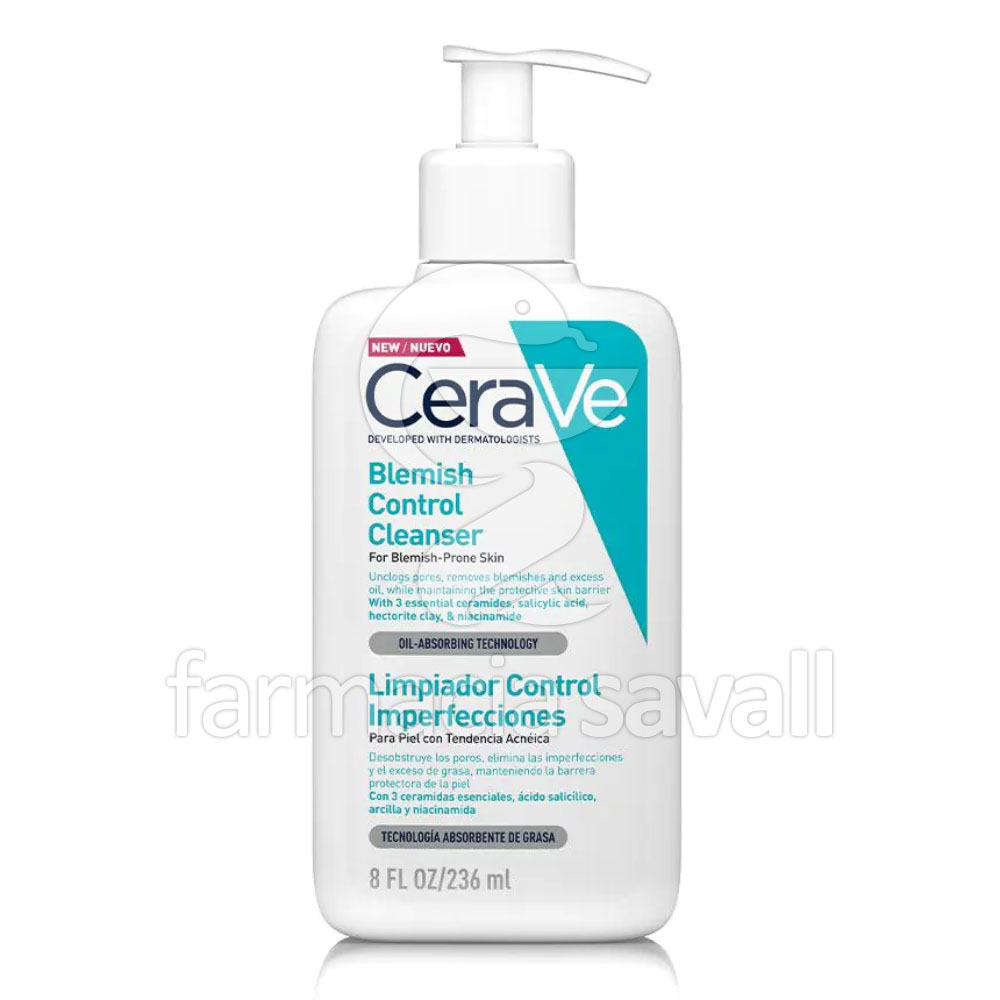 CERAVE LIMPIADOR CONTROL IMPERFECCIONES 236 ML