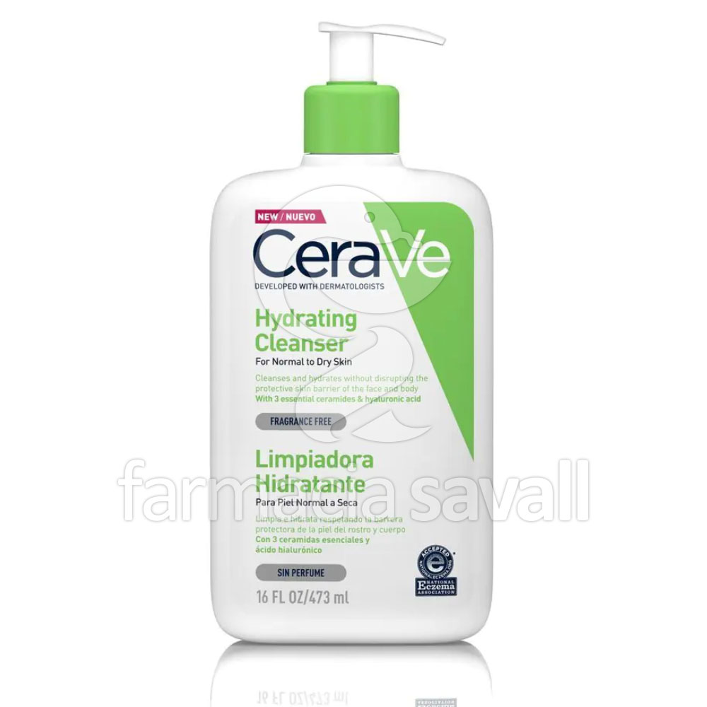 CERAVE LIMPIADORA HIDRATANTE 473 ML