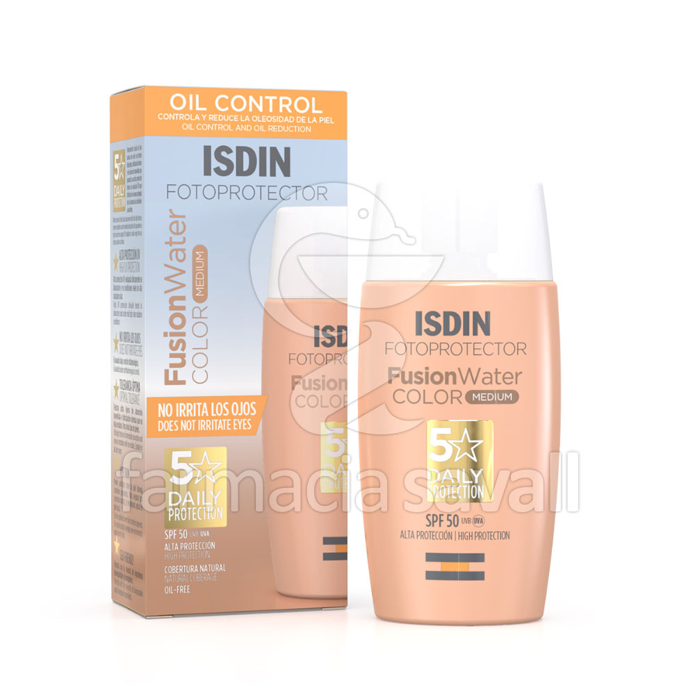 FOTOPROTECTOR ISDIN FUSION WATER COLOR MEDIUM 50SPF 50ML