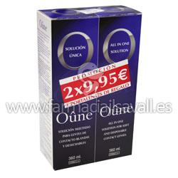 SOLUCION UNICA LENTILLAS OUNE PACK 2 X 360 ML