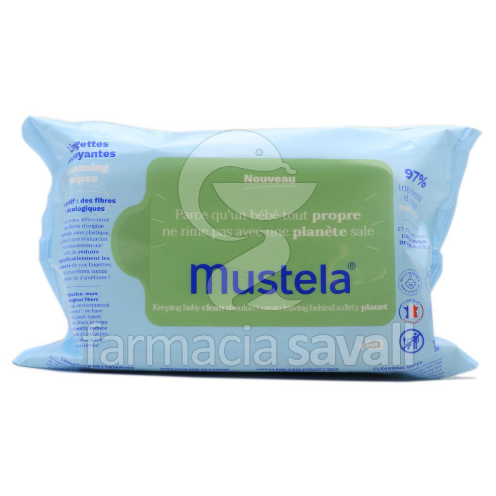 MUSTELA 70 TOALLITAS DERMO-SUAVIZANTES  (NUEVA PRESENTACION)