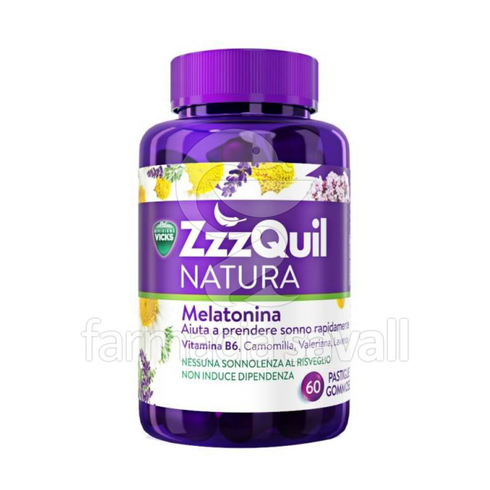 ZZZQUIL NATURA MELATONINA  60 GUMMIS