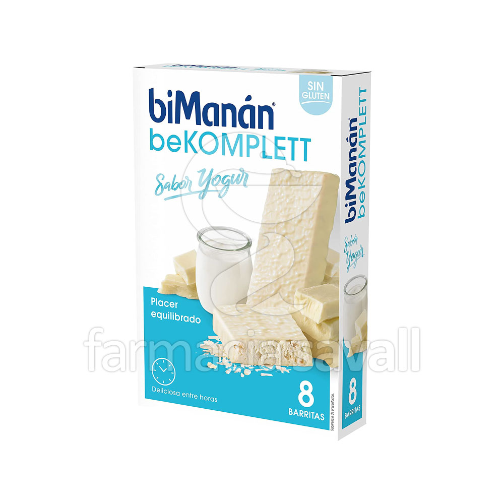 BIMANAN BEKOMPLETT 8 BARRITAS SABOR YOGURT