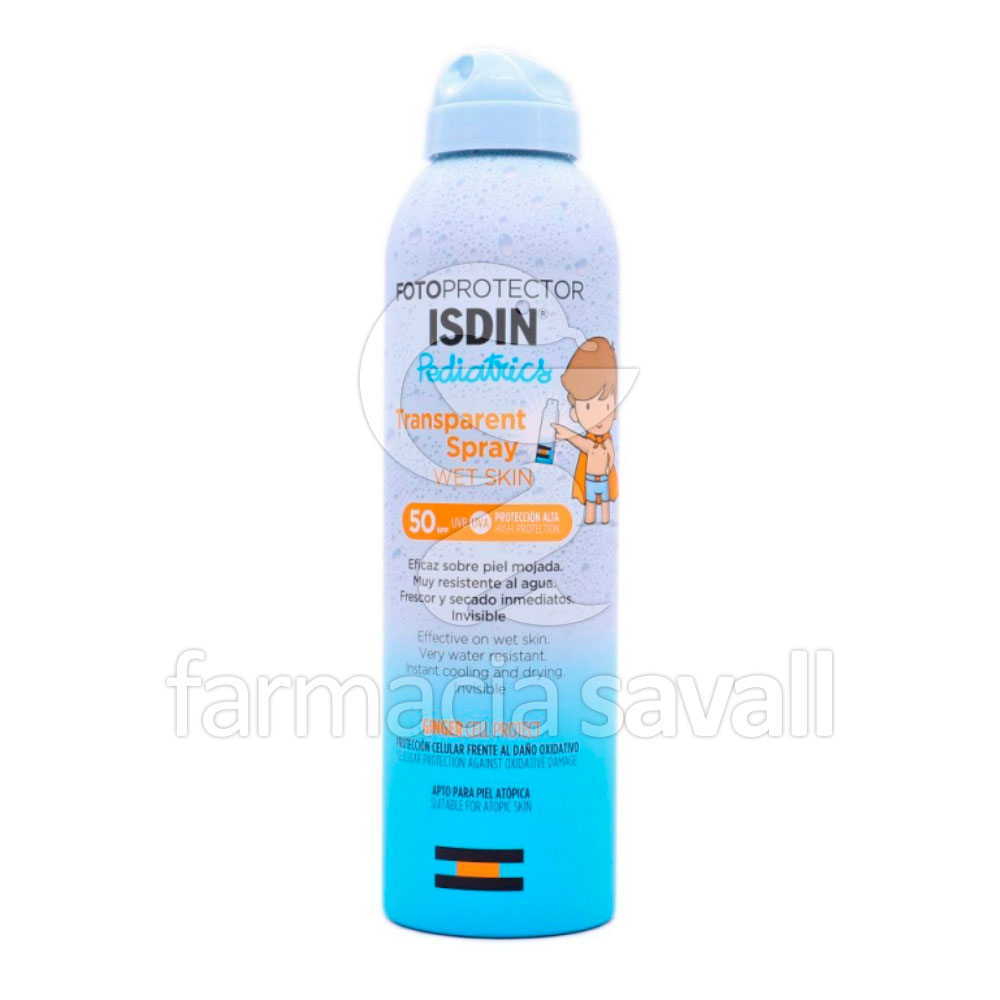 FOTOPROTECTOR ISDIN PEDIATRICS TRANSPARENT SPRAY 250ML