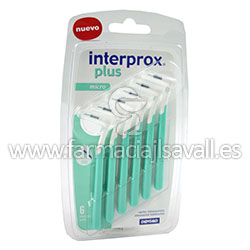 CEPILLO INTERPROXIMAL INTERPROX PLUS MICRO 6 UNIDADES