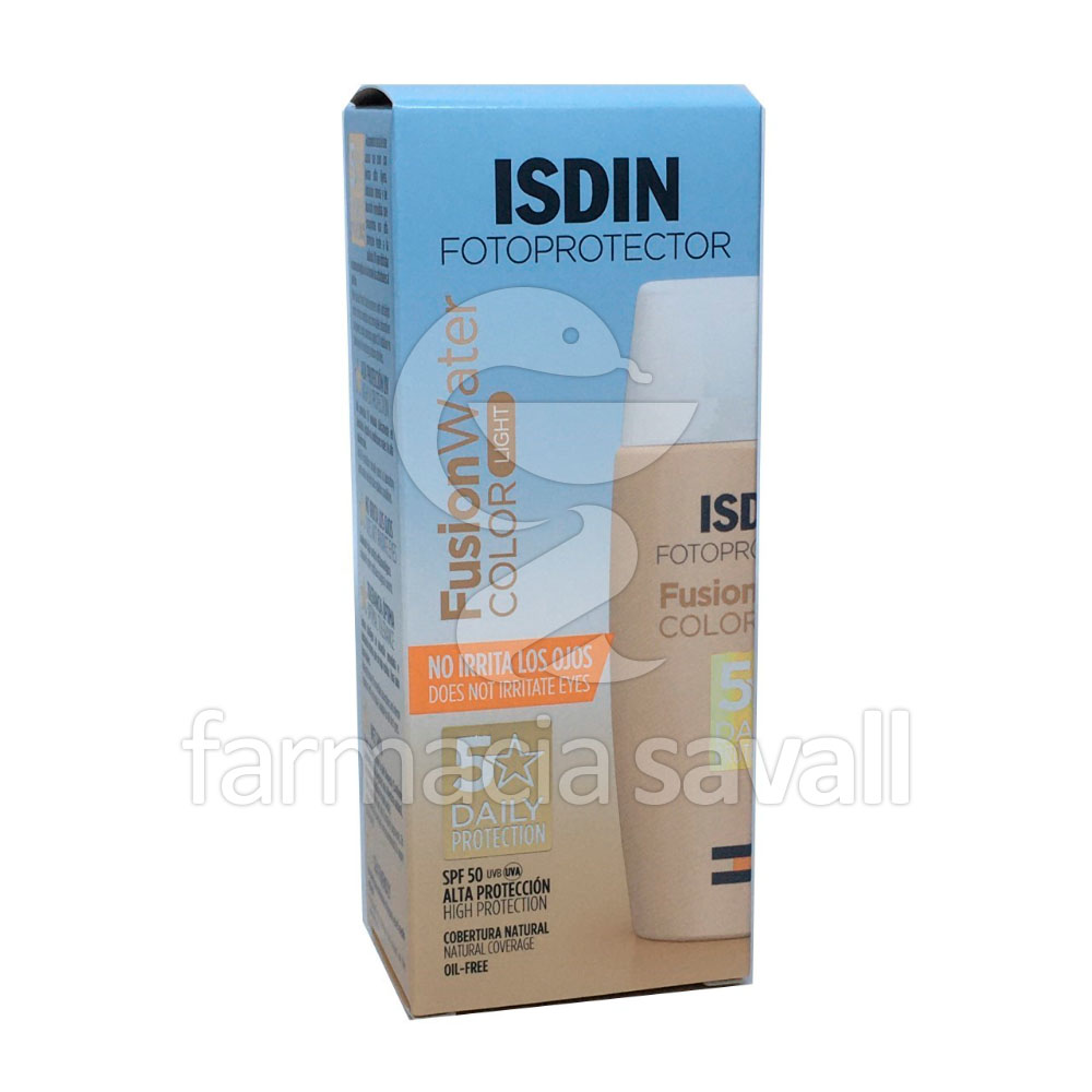 FOTOPROTECTOR ISDIN FUSION WATER COLOR LIGHT 50SPF 50ML