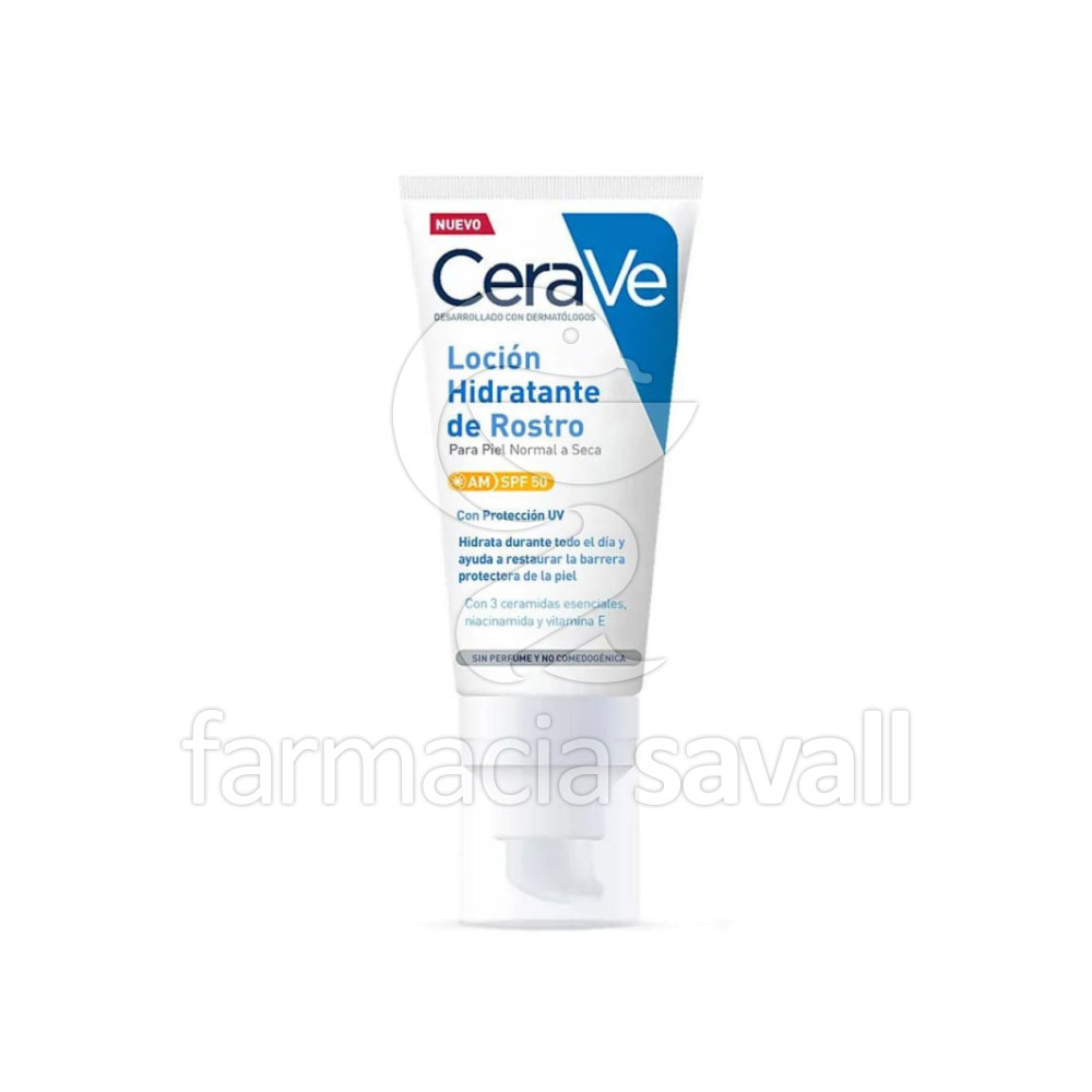 CERAVE LOCION HIDRATANTE DEL ROSTRO SPF 50 52ML