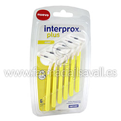 CEPILLO INTERPROXIMAL INTERPROX PLUS MINI 6 UNIDADES