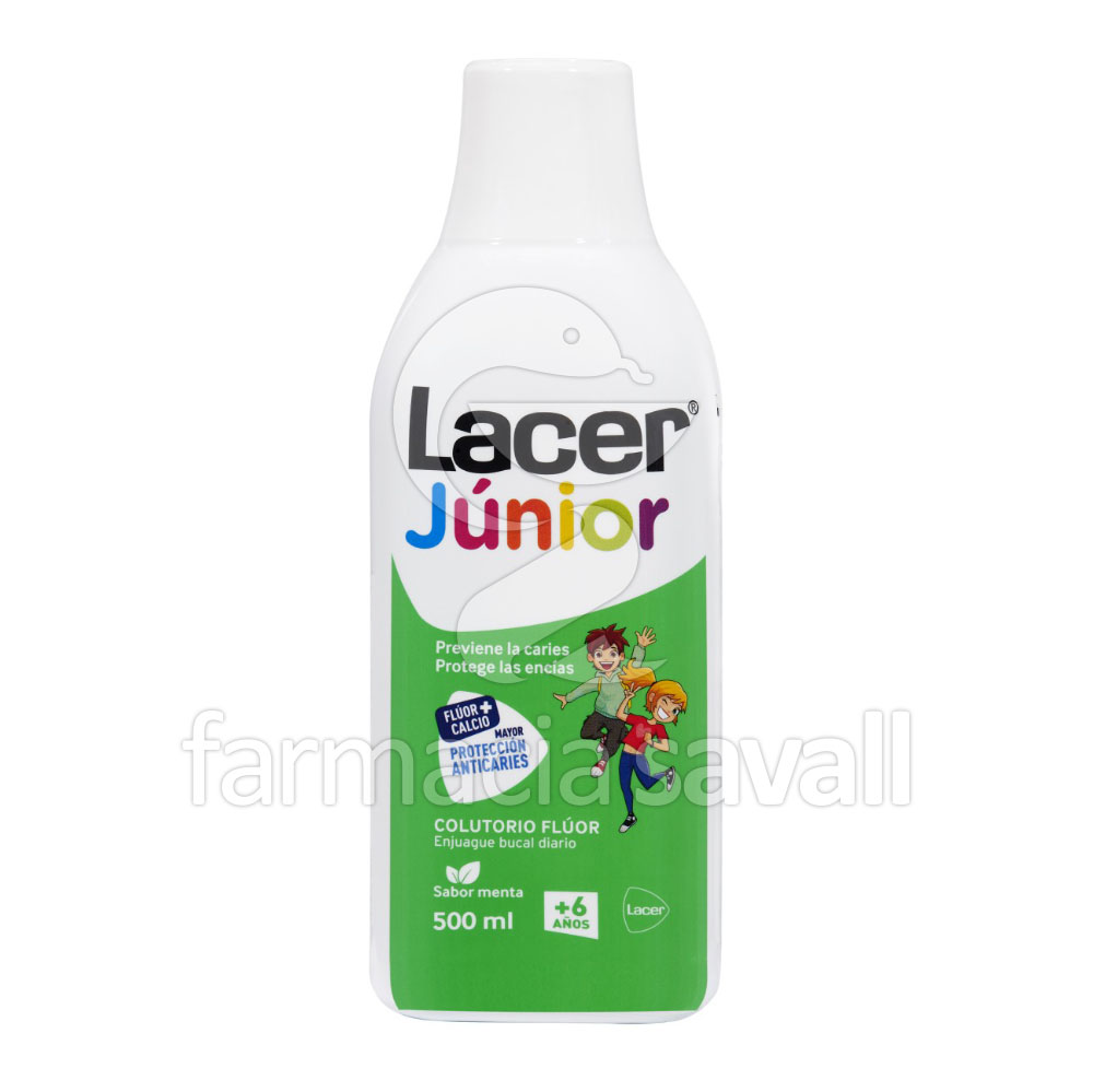 LACER FLUOR COLUTORIO DIARIO 0.05% SABOR MENTA 500 ML