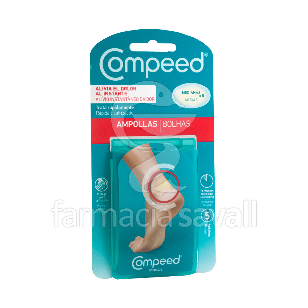 COMPEED AMPOLLAS  MEDIANAS 5 APOSITOS