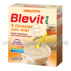 BLEVIT PLUS 8 CEREALES CON MIEL 600 G