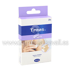 TIRITAS SENSITIVE HARTMANN 20 UDS 4 TAMAÑOS