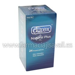 PRESERVATIVOS DUREX NATURAL PLUS 24 UDS