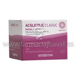 SESDERMA ACGLICOLIC CLASSIC CREMA HIDRATANTE SPF 15 50 ML