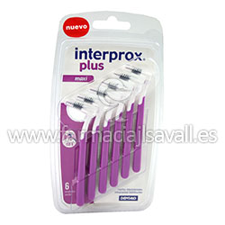 CEPILLO INTERPROXIMAL INTERPROX PLUS MAXI 6 UNIDADES