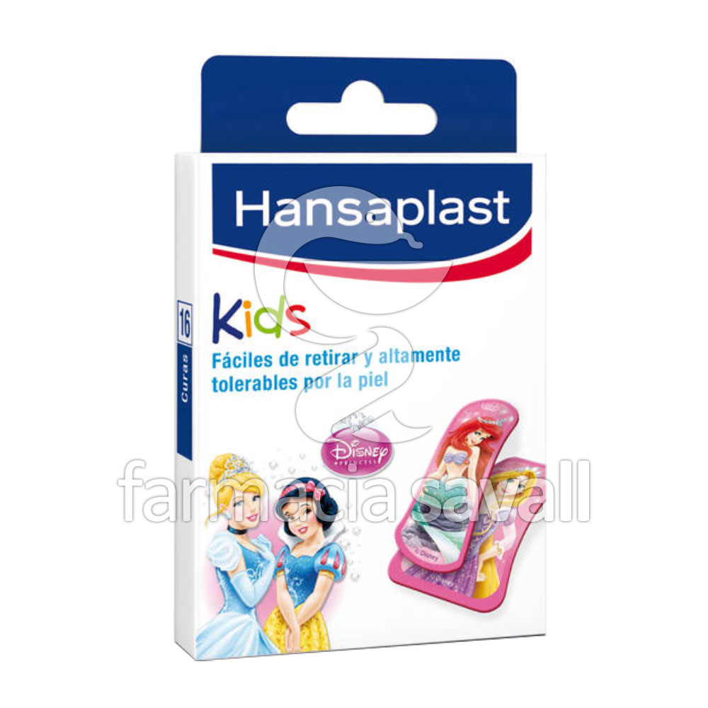 TIRITAS HANSAPLAST KIDS PRINCESAS 16 UNIDADES