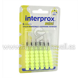 CEPILLO INTERPROXIMAL INTERPROX MINI 6 UNIDADES