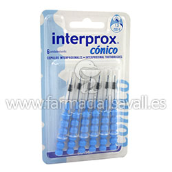 CEPILLO INTERPROXIMAL INTERPROX CONICO 6 UNIDADES