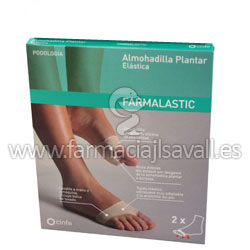 FARMALASTIC ALMOHADILLA PLANTAR ELASTICA X 2 TALLA P