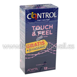 PRESERVATIVOS CONTROL ADAPTA TOUCH & FEEL 12 UDS