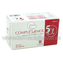 COMPLIDERMOL 5 ALFA 60 CAPSULAS 