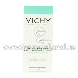 VICHY TRATAMIENTO CREMA ANTI TRANSPIRANTE 7 DIAS 30 ML