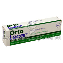 ORTO LACER GEL DENTIFRICO MENTA FRESCA 75 ML